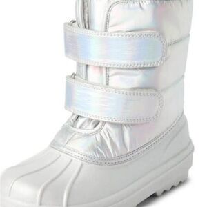 The Children's Place Iridescent Silver white Snow Boots